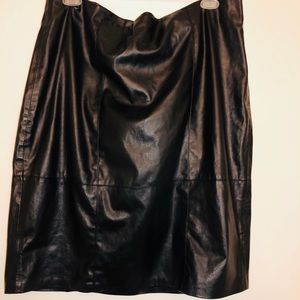 Eloquii Faux Leather Pencil Skirt